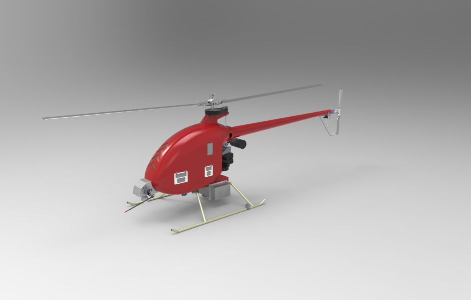 Single manned helicopter
