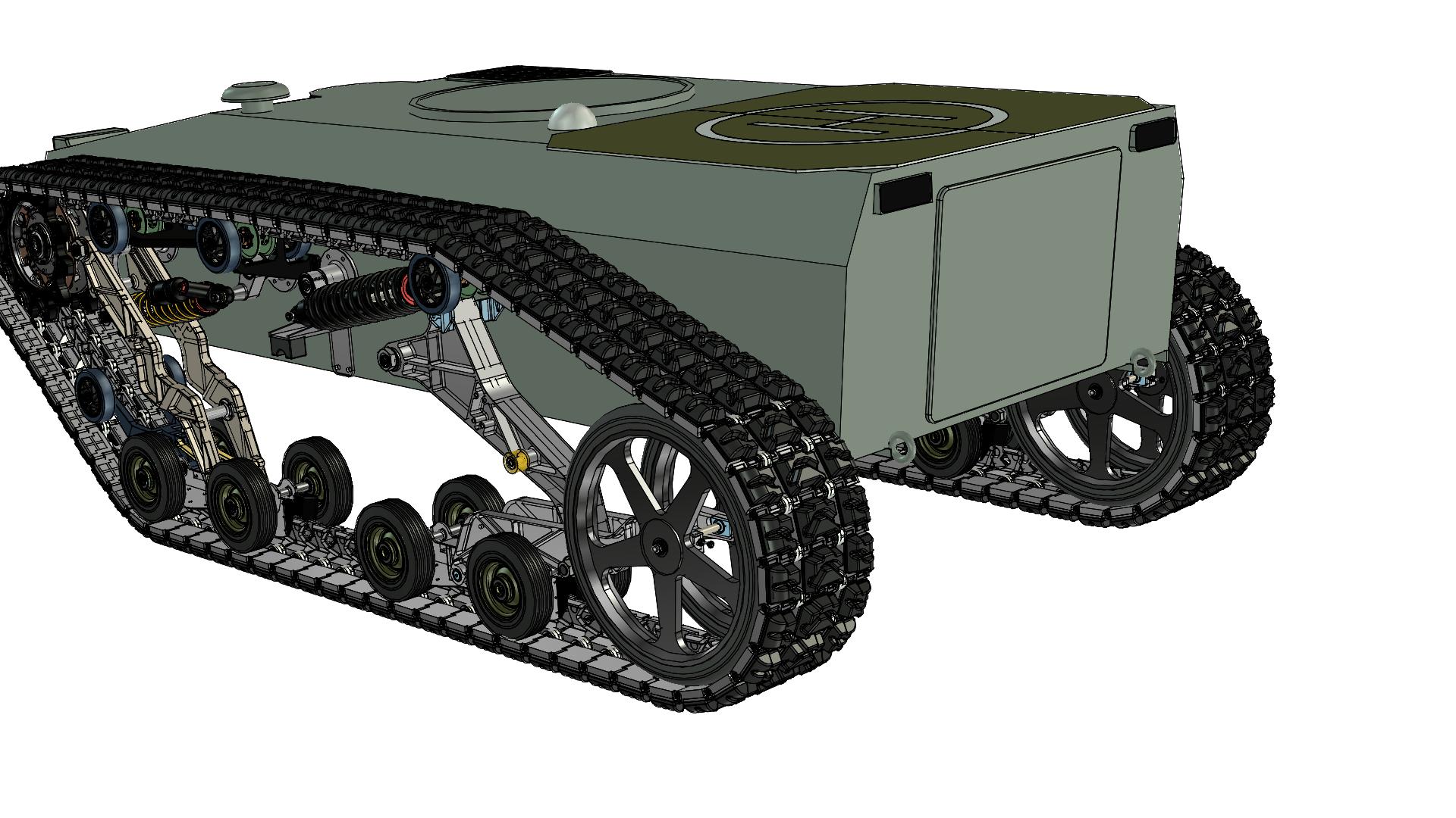 500kg Crawler-type Unmanned Ground Vehicle