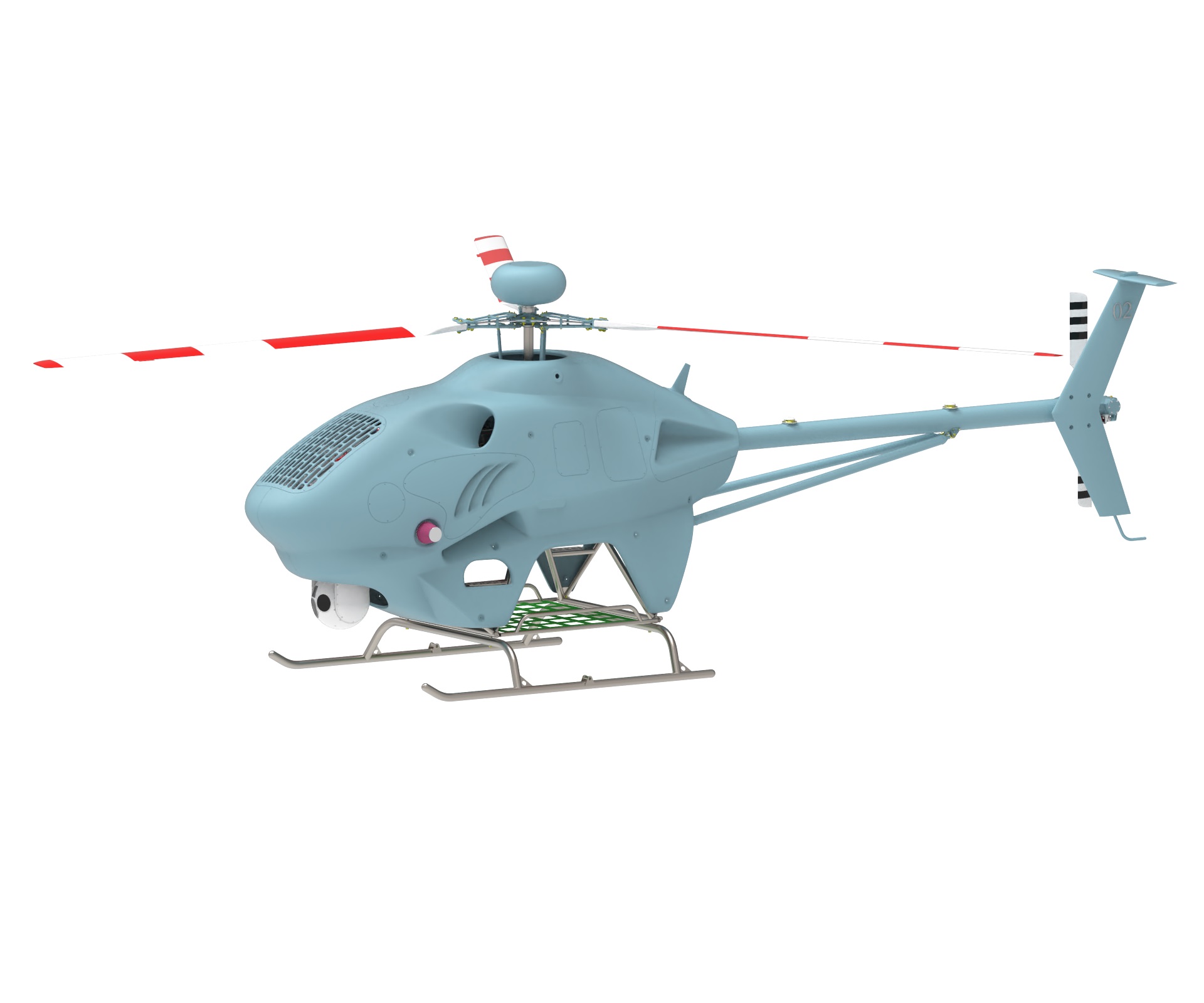 200kg Payload Unmanned Helicopter ZJHY-600
